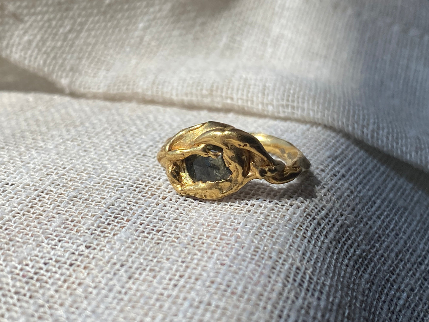 Green Sapphire Ring