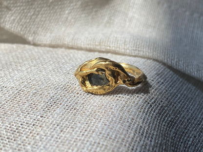 Green Sapphire Ring