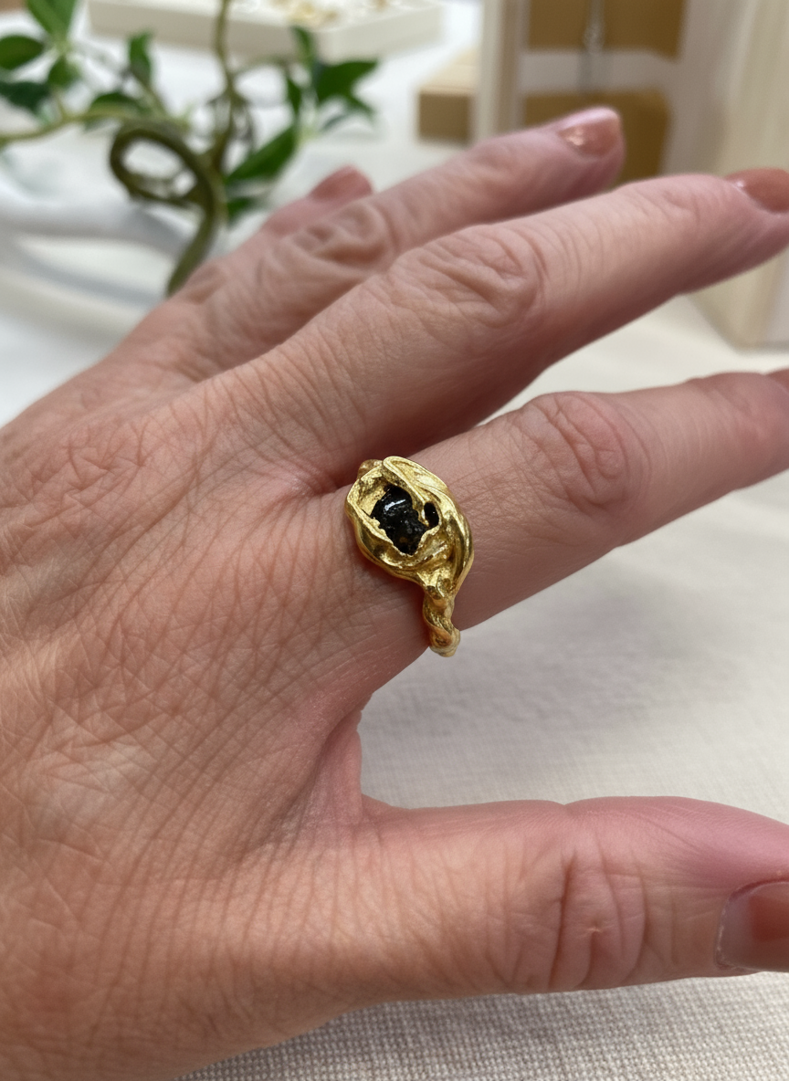 Green Sapphire Ring