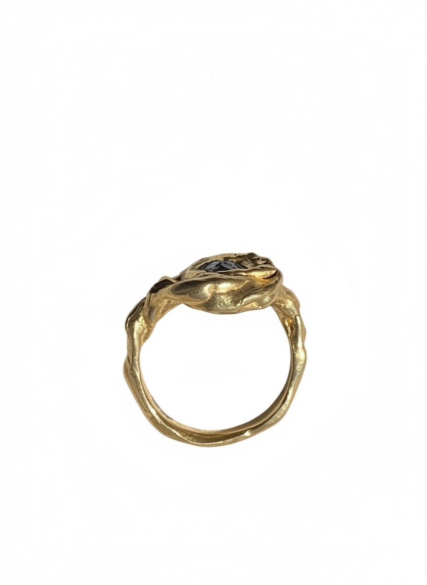 Green Sapphire Ring