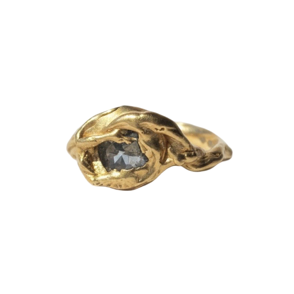 Forest Green Sapphire Ring