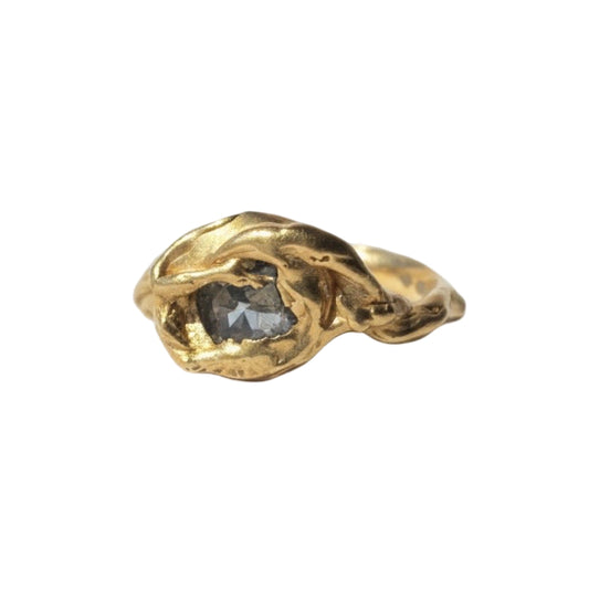 Forest Green Sapphire Ring