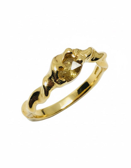 Tangled Roots 1 Stone in Gold